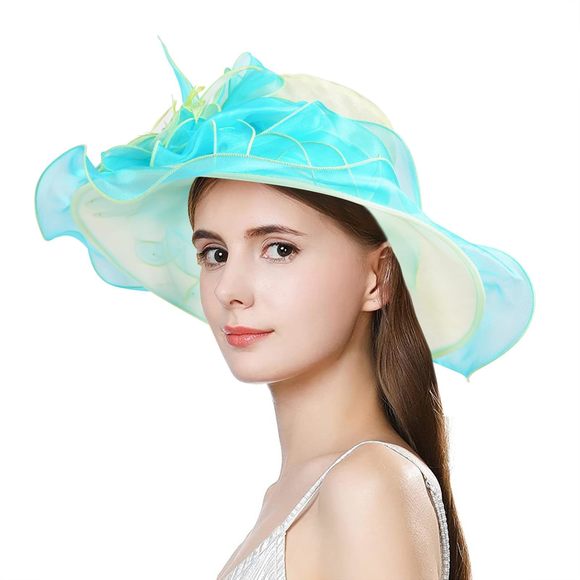 2025 Derby Hats For Women Girls Ladies, Organza Church Tea Party Wedding💘 - Picture 5 of 6